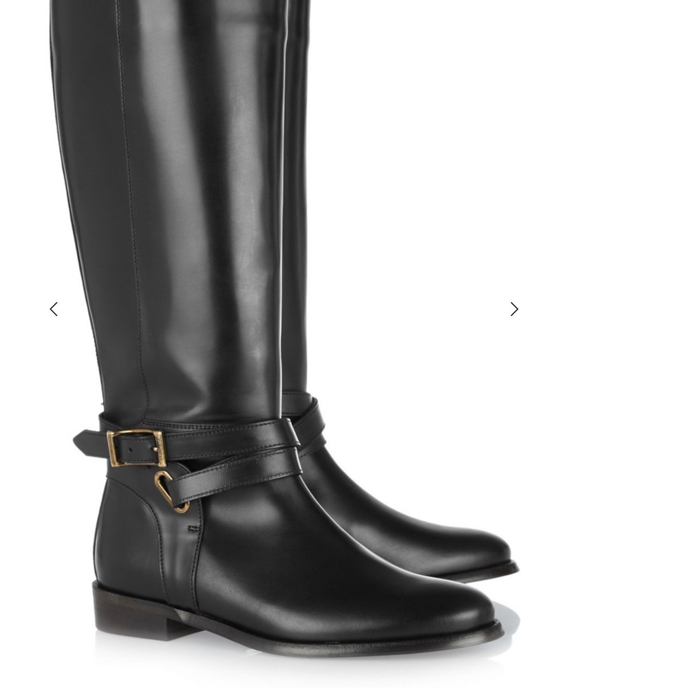 Burberry riding boots with dust bag!